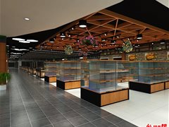 新开店：潍坊百货大楼旗下的百大万家福超市设计方案成功通过。
